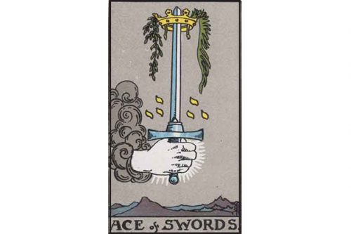 Карта ace of swords