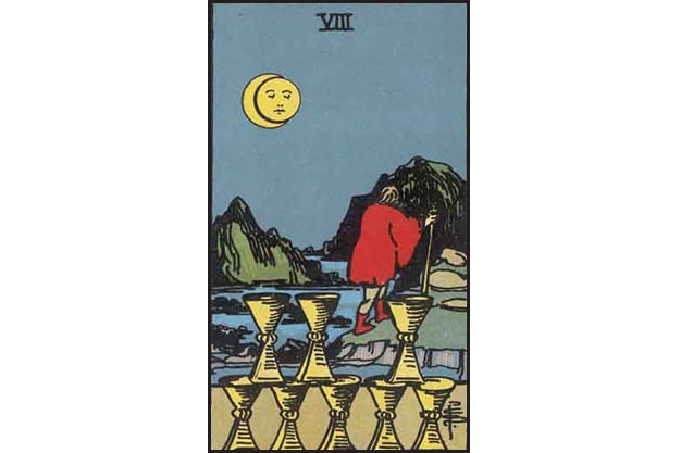 Eight of Cups Tarot Card Meaning - The Simple Tarot