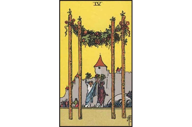 Four Of Wands Tarot Card Meaning Tarot Prophet: Free Card